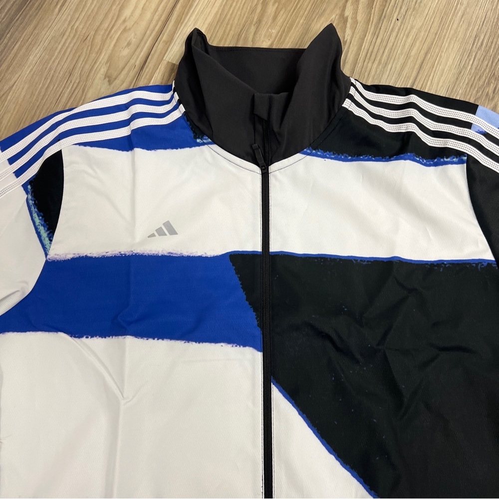 adidas Cycling THE TRACKSTAND GRAPHIC CYCLING JACKET Mens XL HT3669 $140 NWT - Picture 5 of 6